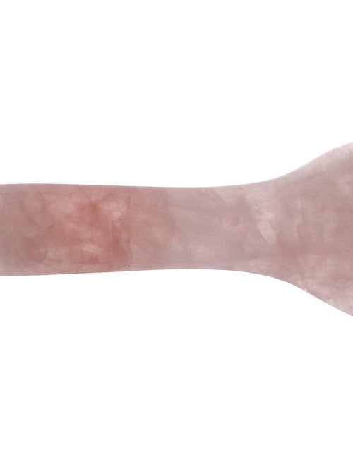 Load image into Gallery viewer, Rose Quartz Gua Sha Spoon by ZAQ Skin &amp; Body
