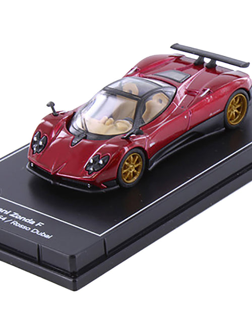 Load image into Gallery viewer, Pagani Zonda F Rosso Dubai Red Metallic "Hypercar League Collection" 1/64 Diecast Model Car by PosterCars
