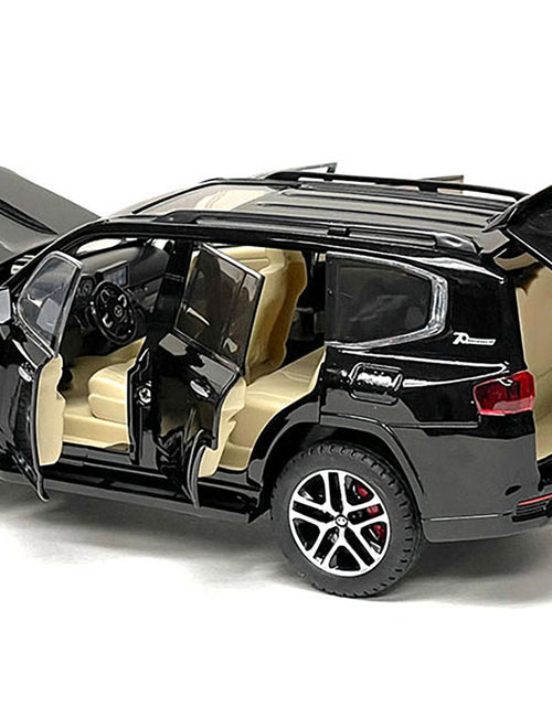 Load image into Gallery viewer, Toyota Land Cruiser Black Metallic 1/24 Diecast Model Car
