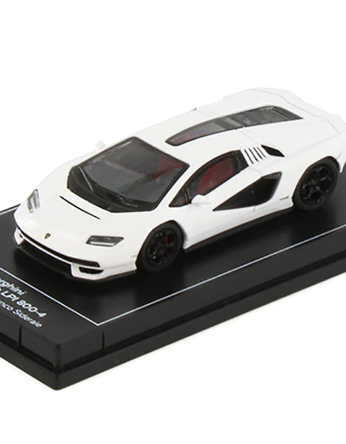 Load image into Gallery viewer, Lamborghini Countach LPI 800-4 Bianco Siderale White "Hypercar League Collection" 1/64 Diecast Model Car by PosterCars
