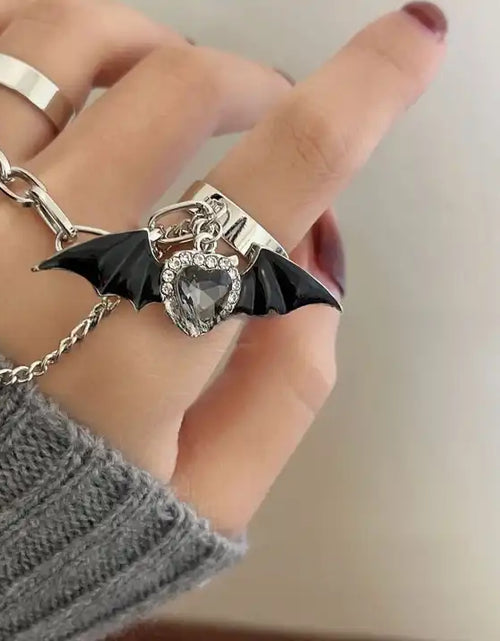 Load image into Gallery viewer, Nocturnal Royal Cross Ring by The Cursed Closet
