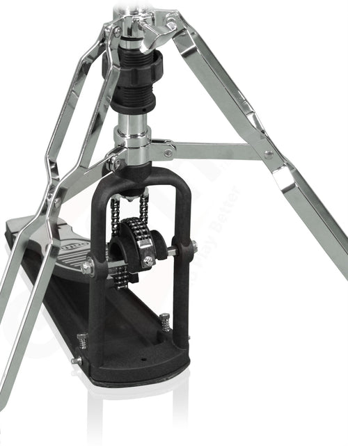 Load image into Gallery viewer, 2 Leg Hi-Hat Stand by GRIFFIN - Premium Heavy Duty Hihat Cymbal Foot Pedal with Drum Key - Folding Two Leg Style Converts to a No Leg High Hat Mount by GeekStands.com
