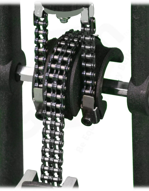 Load image into Gallery viewer, 2 Leg Hi-Hat Stand by GRIFFIN - Premium Heavy Duty Hihat Cymbal Foot Pedal with Drum Key - Folding Two Leg Style Converts to a No Leg High Hat Mount by GeekStands.com
