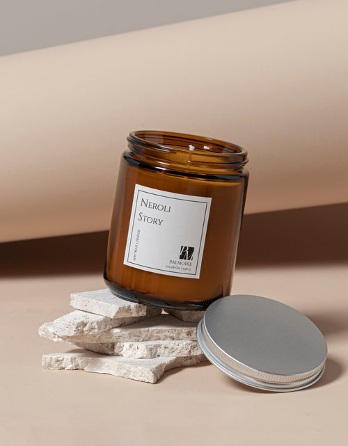 Load image into Gallery viewer, Neroli Story Soy Wax Candle by PALMOIRE
