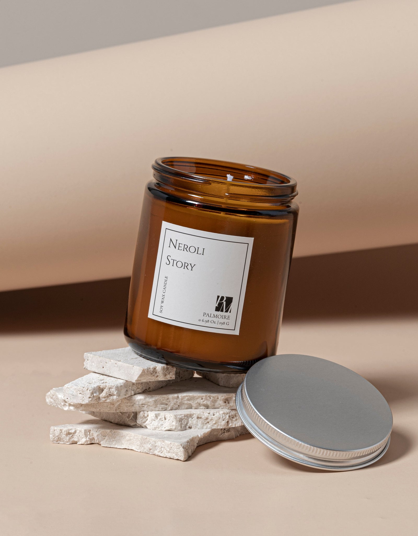 Neroli Story Soy Wax Candle by PALMOIRE