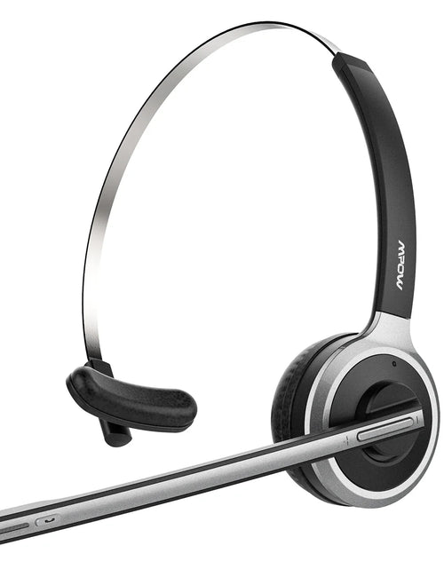 Load image into Gallery viewer, 1/2 pack Mpow M5 Bluetooth V5.0 Headset Wireless Truck Driver Headphones Hands-free Call Headset with Mic for Call Center Office
