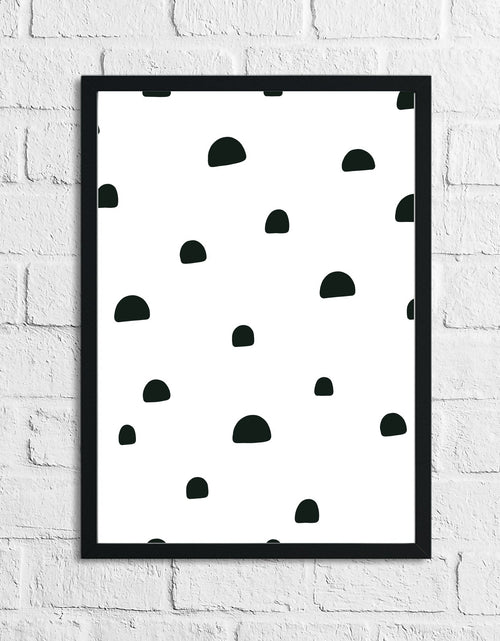 Load image into Gallery viewer, Scandinavian Half Circle Pattern Children's Nursery Bedroom Wall Decor Print by WinsterCreations™ Official Store

