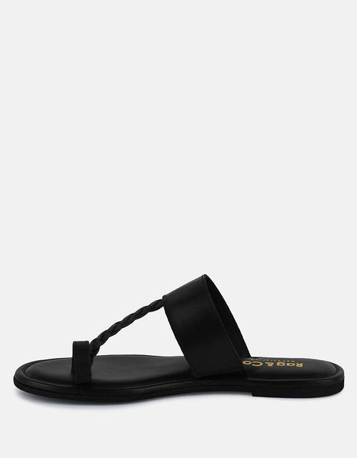 Load image into Gallery viewer, harris toe ring braided slip ons by London Rag
