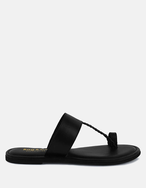 Load image into Gallery viewer, harris toe ring braided slip ons by London Rag
