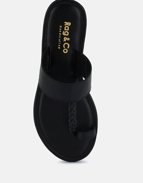 Load image into Gallery viewer, harris toe ring braided slip ons by London Rag
