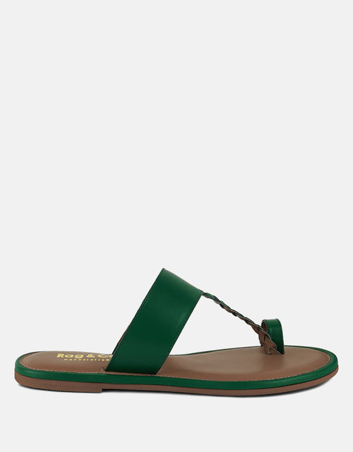 Load image into Gallery viewer, harris toe ring braided slip ons by London Rag

