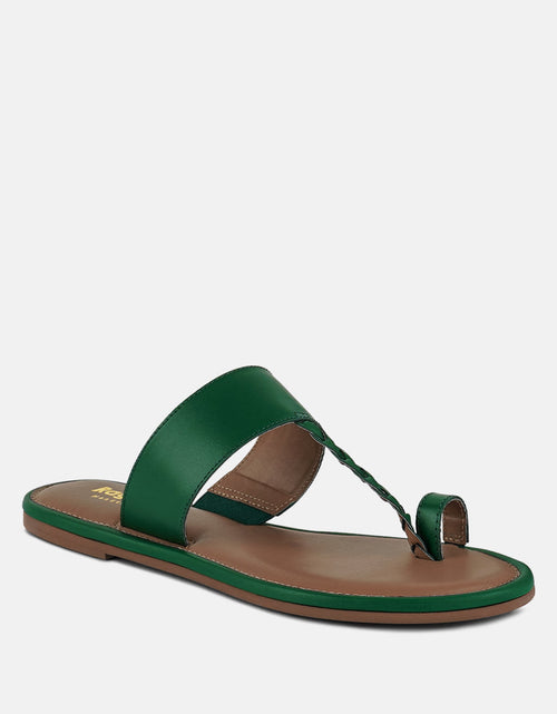 Load image into Gallery viewer, harris toe ring braided slip ons by London Rag
