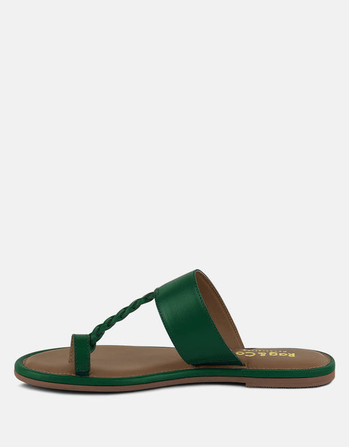 Load image into Gallery viewer, harris toe ring braided slip ons by London Rag
