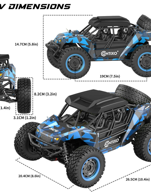 Load image into Gallery viewer, Contixo HC4 Dominator RC Remote Control Offroad 4WD UTV - 1:16 Scale by Contixo
