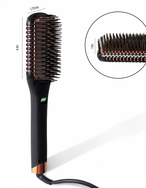 Load image into Gallery viewer, NuMe Straightening Heat Brush by NuMe
