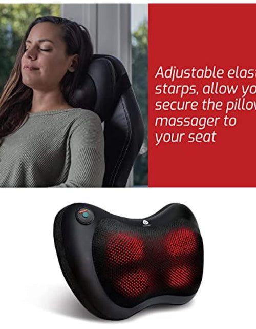 Load image into Gallery viewer, Shiatsu Heating Neck &amp; Back Massager by Pursonic
