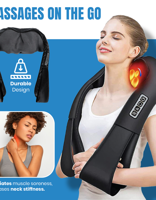 Load image into Gallery viewer, Pursonic 3D Shiatsu Heating Back and Neck Massager by Pursonic

