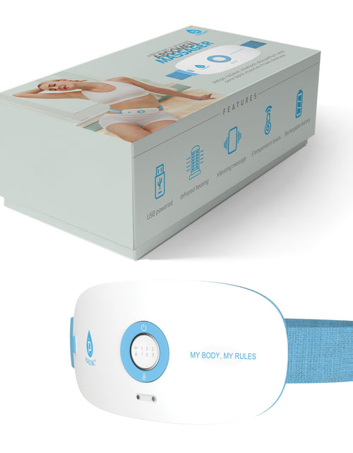 Load image into Gallery viewer, Stomach &amp; Back Massager, 3 Vibration Levels, 3 Heat Settings &amp; USB Rechargeable by Pursonic
