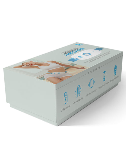 Load image into Gallery viewer, Stomach &amp; Back Massager, 3 Vibration Levels, 3 Heat Settings &amp; USB Rechargeable by Pursonic
