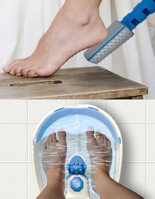 Load image into Gallery viewer, Pursonic Soothing Foot Spa Massager with Tea Tree Salt Scrub &amp; Callus Remover. by Pursonic

