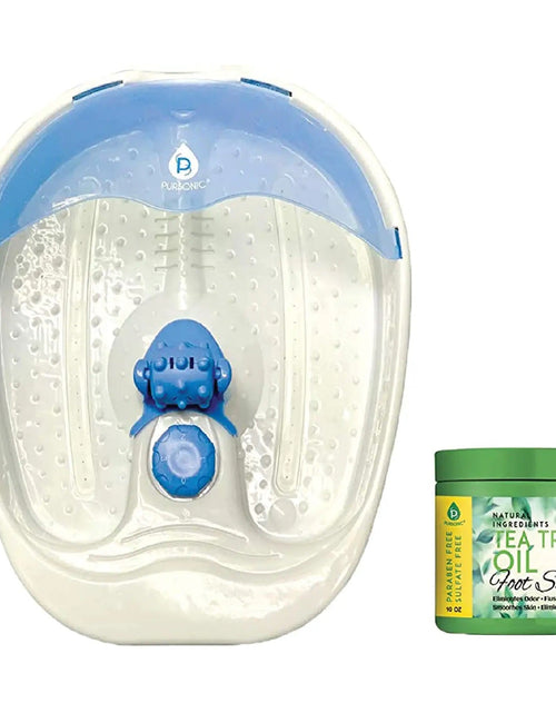 Load image into Gallery viewer, Foot Spa Massager with Tea Tree Oil Foot Salt Scrub (Warming Function) by Pursonic
