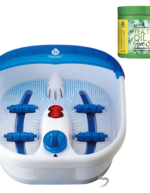 Load image into Gallery viewer, Foot Spa Massager with Tea Tree Oil Foot Salt Scrub (Heating Function) by Pursonic
