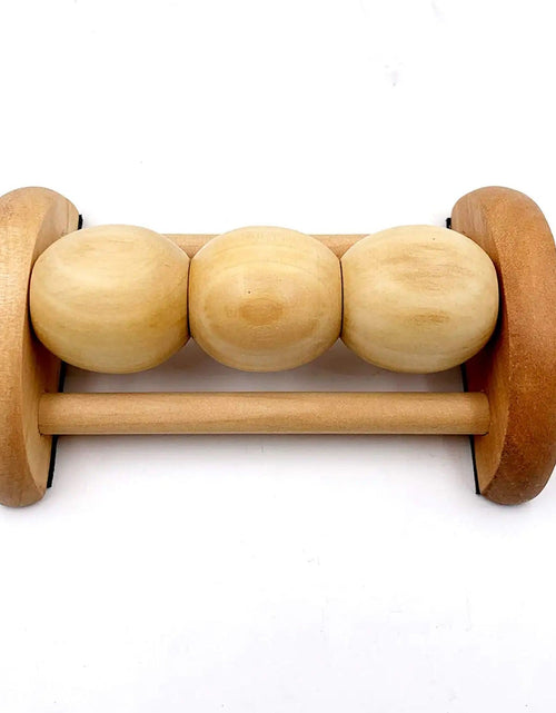 Load image into Gallery viewer, All Natural Wooden Foot Massager Roller by Pursonic
