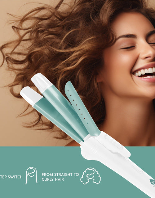 Load image into Gallery viewer, All-in-One Straightener and Curler: Compact, Foldable Design by Pursonic
