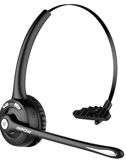 Load image into Gallery viewer, 1/2 pack Mpow Pro Office Wireless Bluetooth V5.0 headphone With Microphone 13H Talking Time For Driver Call Center Skype Office
