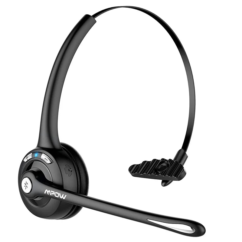 1/2 pack Mpow Pro Office Wireless Bluetooth V5.0 headphone With Microphone 13H Talking Time For Driver Call Center Skype Office