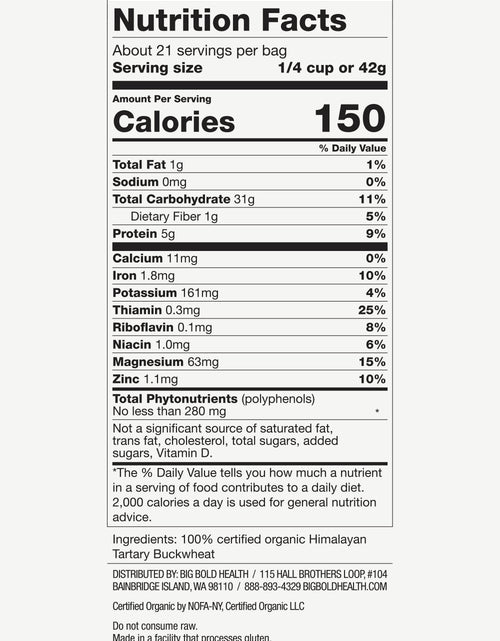 Load image into Gallery viewer, Himalayan Tartary Buckwheat Flour by Big Bold Health
