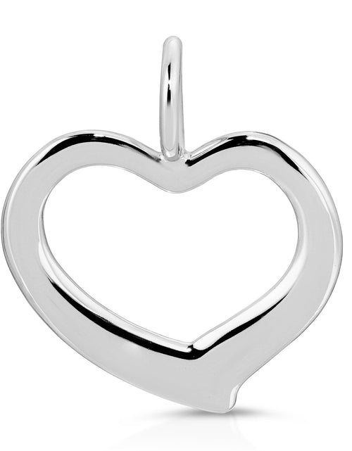 Load image into Gallery viewer, Haley Open Heart Pendant by eklexic jewelry
