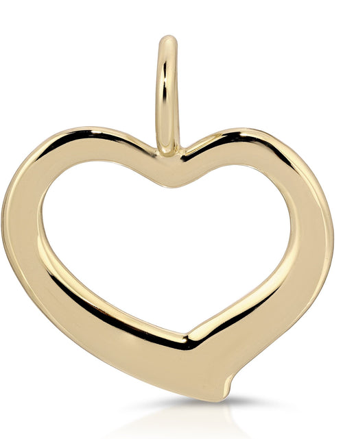 Load image into Gallery viewer, Haley Open Heart Pendant by eklexic jewelry
