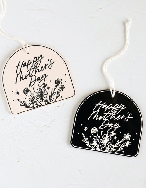 Load image into Gallery viewer, Happy Mother's Day Acrylic Gift Tag by The Cotton &amp; Canvas Co.
