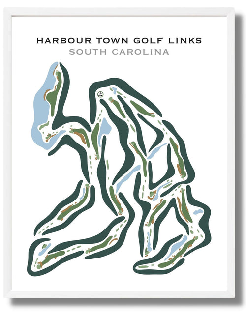 Load image into Gallery viewer, Harbour Town Golf Links, Hilton Head, South Carolina - Printed Golf Courses by Golf Course Prints
