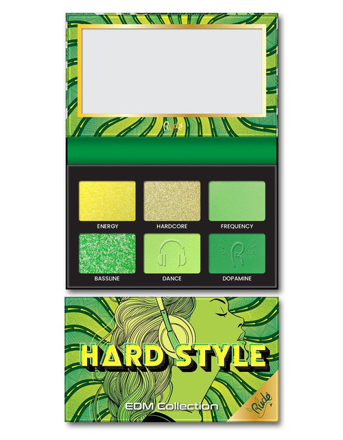 Load image into Gallery viewer, RUDE EDM Collection Eyeshadow Palette - Hard Style
