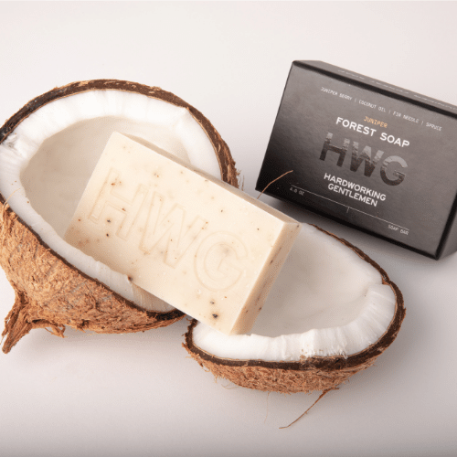 Load image into Gallery viewer, Hardworking Gentlemen Juniper Forest Soap by The Olde Soul
