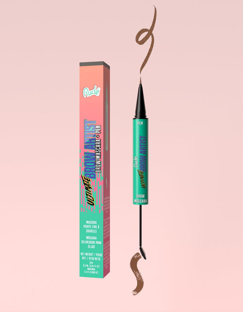 Load image into Gallery viewer, RUDE Ultimate Brow Artist Brow Mascara and Pen - Hazel
