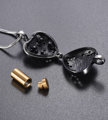 "With Me Always" Cremation Keepsake Necklace #ns23 _mkpt by Js House