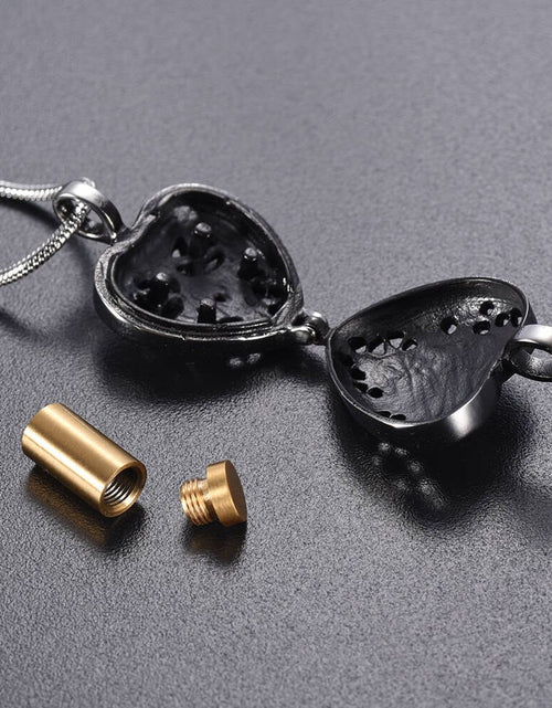 Load image into Gallery viewer, "With Me Always" Cremation Keepsake Necklace #ns23 _mkpt by Js House
