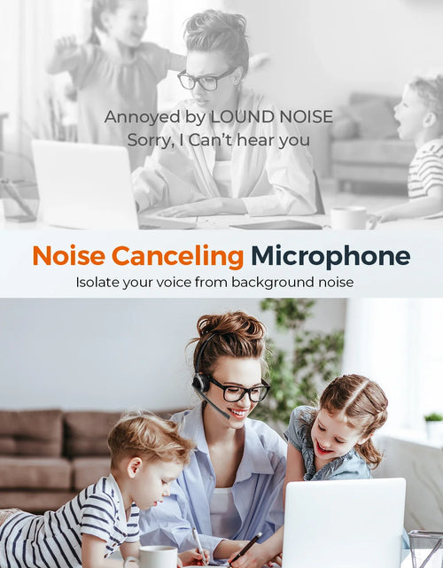 Load image into Gallery viewer, Mpow M5 Pro Bluetooth 5.0 Headphones with Mic Charging Base Wireless Headset for PC Laptop Call Center Office 18H Talking Time
