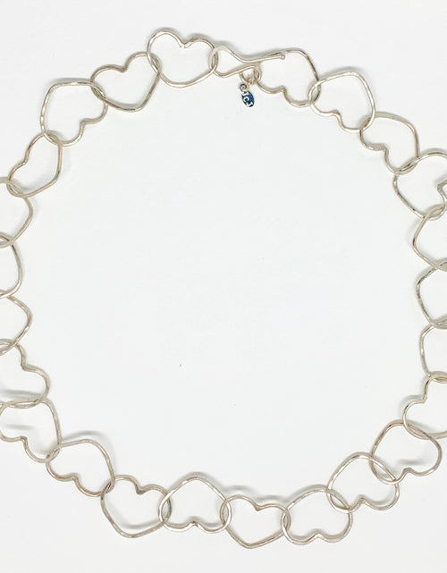 Load image into Gallery viewer, Linked Heart Chakra Necklace by Jennifer Cervelli Jewelry

