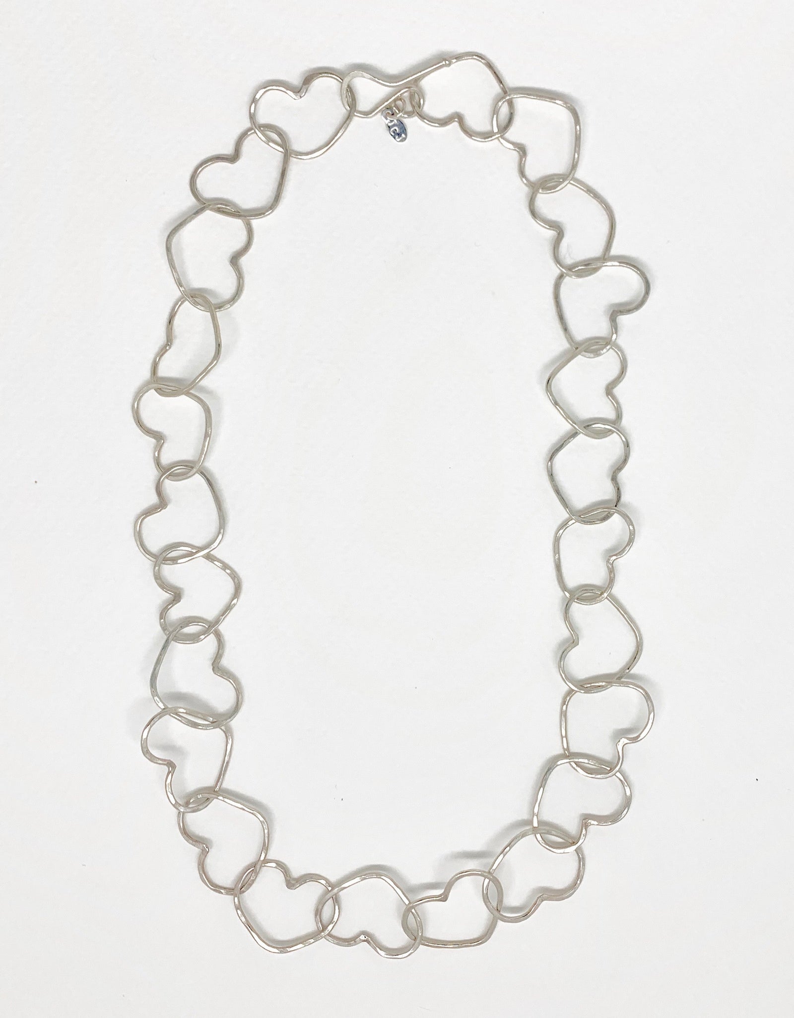 Linked Heart Chakra Necklace by Jennifer Cervelli Jewelry