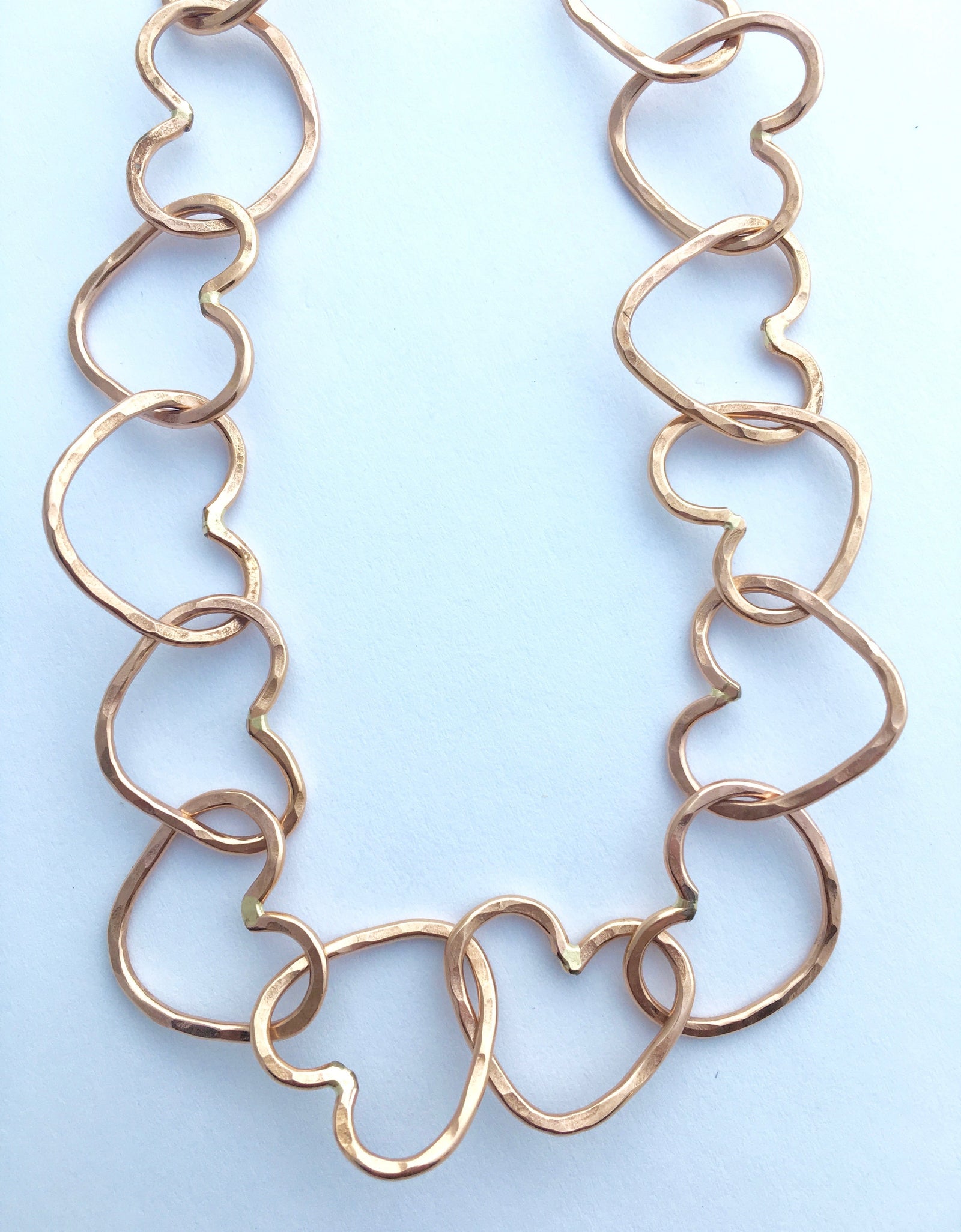 Linked Heart Chakra Necklace by Jennifer Cervelli Jewelry