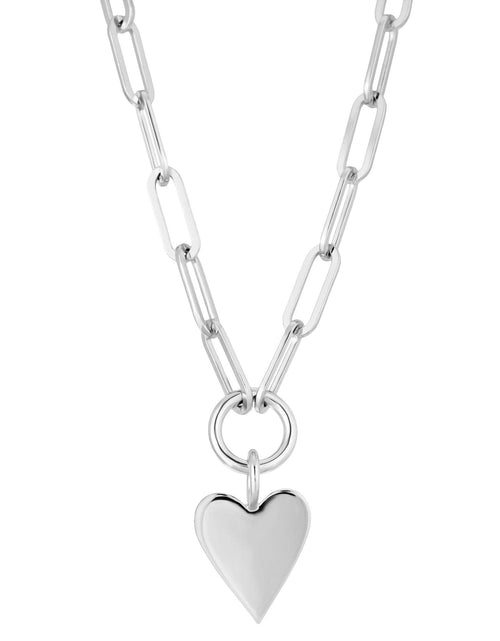 Load image into Gallery viewer, Heart Pendant Necklace by eklexic jewelry

