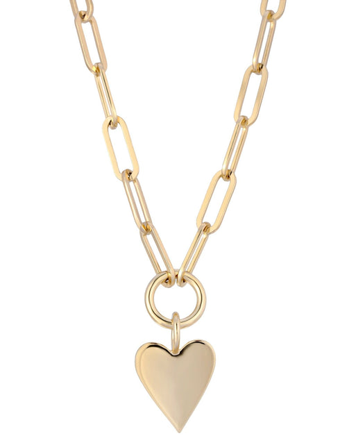 Load image into Gallery viewer, Heart Pendant Necklace by eklexic jewelry
