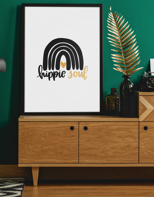 Load image into Gallery viewer, Hippie Soul 2022 Boho Hippie Simple Home Wall Decor Print by WinsterCreations™ Official Store
