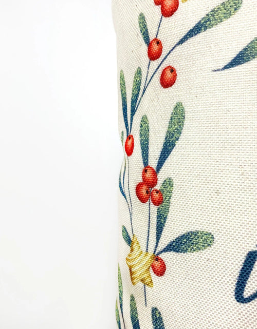 Load image into Gallery viewer, Holiday Wishes Throw Pillow Cover | Gift Ideas | Christmas Home Decor | Christmas Throw Pillows | Luxury Home Decor | Farmhouse Decor by UniikPillows
