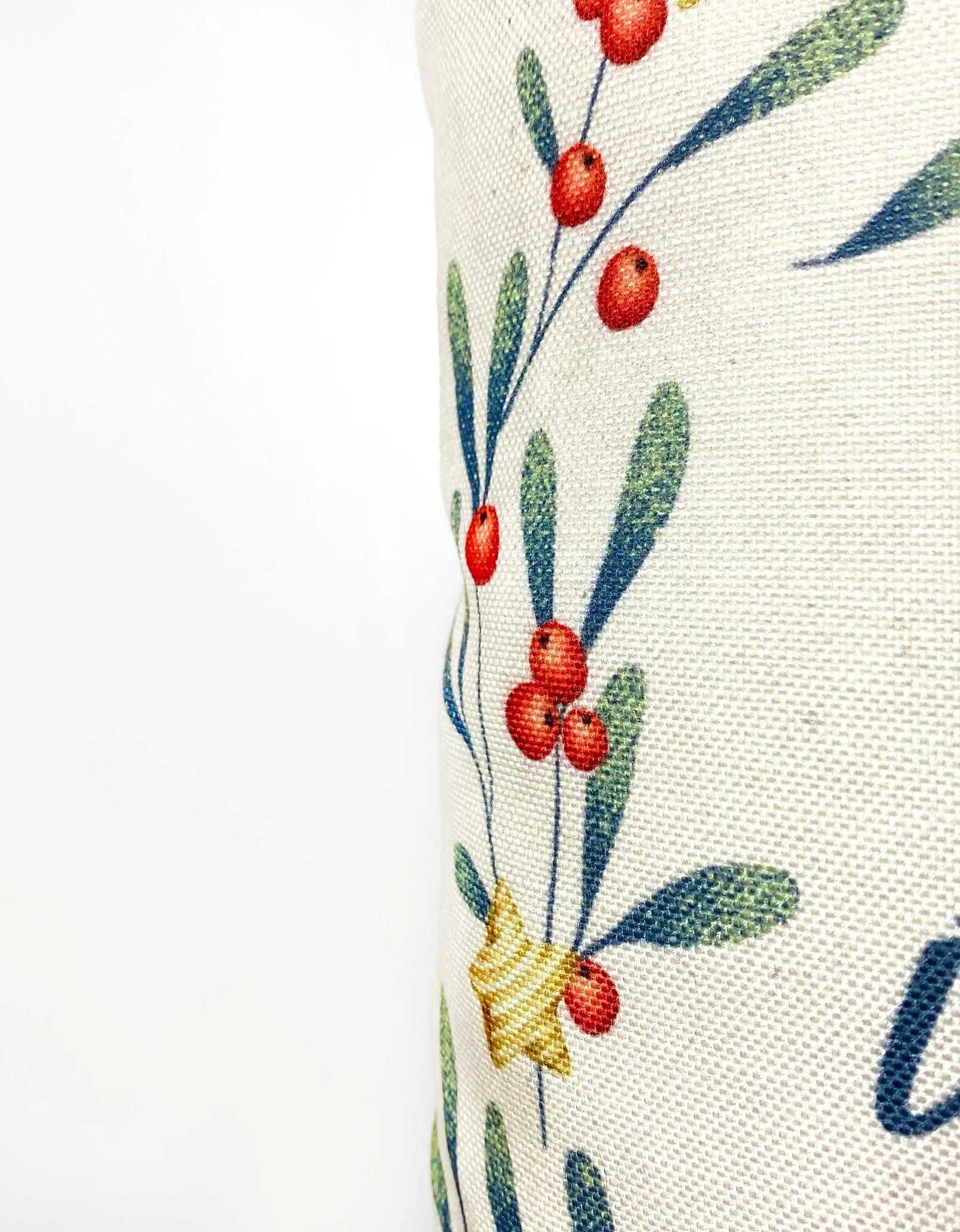 Holiday Wishes Throw Pillow Cover | Gift Ideas | Christmas Home Decor | Christmas Throw Pillows | Luxury Home Decor | Farmhouse Decor by UniikPillows