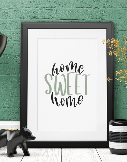 Load image into Gallery viewer, Home Sweet Home 2022 Simple Home Wall Decor Print by WinsterCreations™ Official Store
